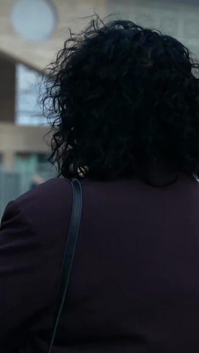 The back of a woman's head