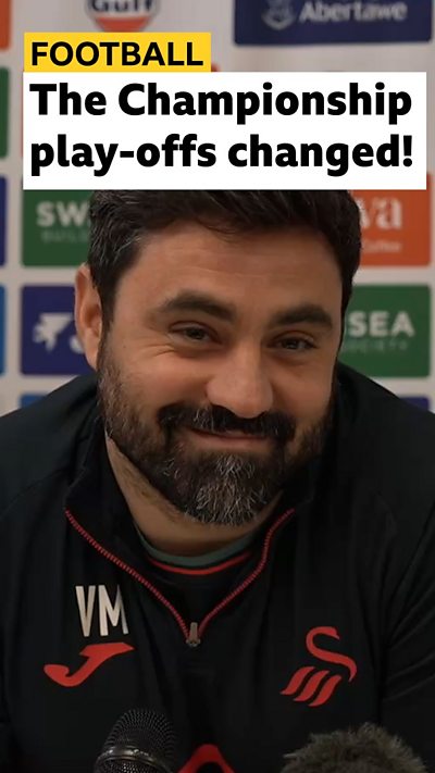 Swansea City head coach Vitor Matos