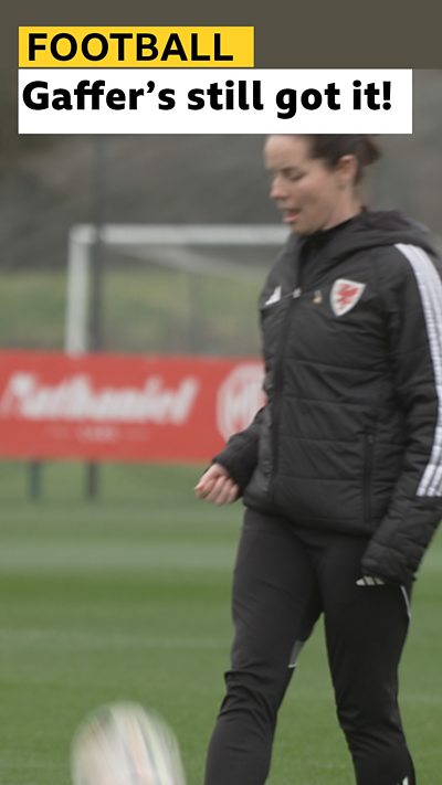 Rhian Wilkinson with great control