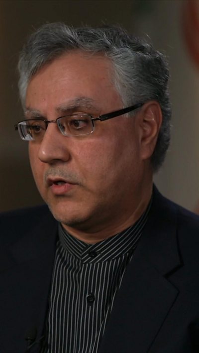 Seyed Ali Mousavi speaks to Laura Kuenssberg
