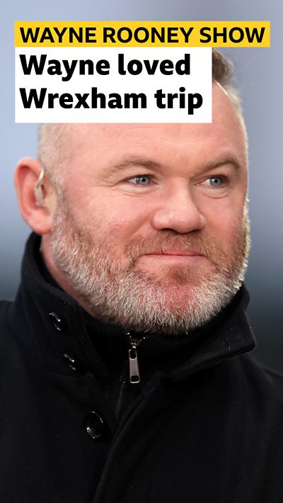 Wayne Rooney in Wrexham