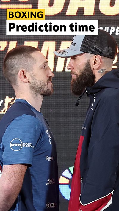 Jazza Dickens and Anthony Cacace face off