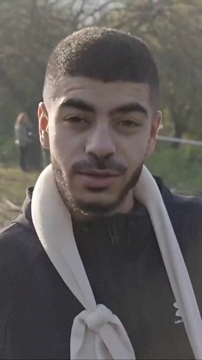 Mohamed Ghrifat, một cư dân Israel bị thương