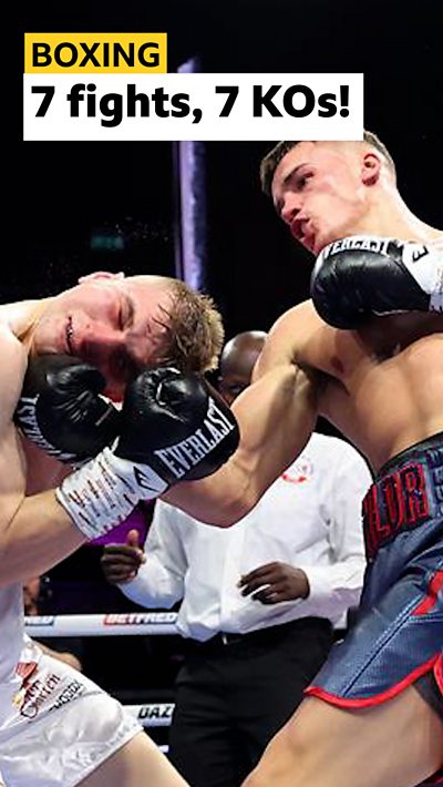 Taylor Bevan punches Szymon Kajda