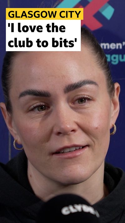 Glasgow City's Lee Gibson on her 300th appearance