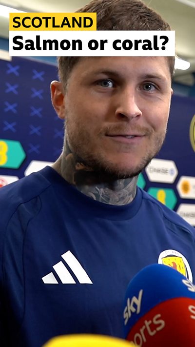 What colour is the new Scotland strip?