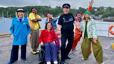 Full Balamory Cast Outdoors