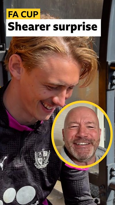 Ben Waine and Alan Shearer