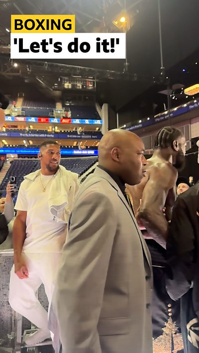 Anthony Joshua and Deontay Wilder