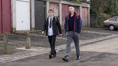 Mitchell Robertson (Niall) and Stuart Campbell (Ruben)