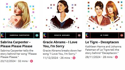 Examples from Song Exploder