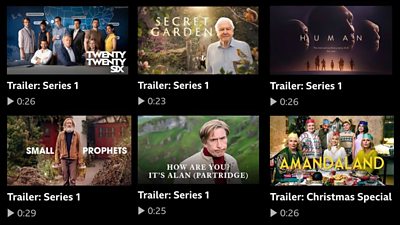 Examples of trailers on �鶹�� iPlayer