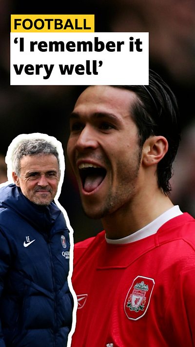 What Liverpool match did Luis Garcia give Luis Enrique tickets for?