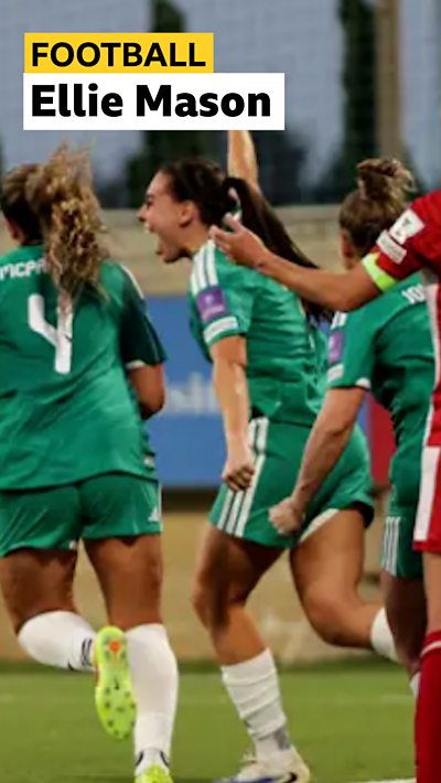 Ellie Mason nets her first two international goals