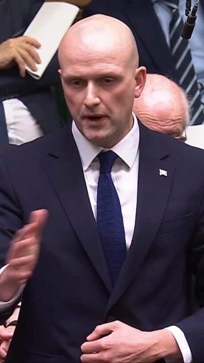 Stephen Flynn speaks from Parliament