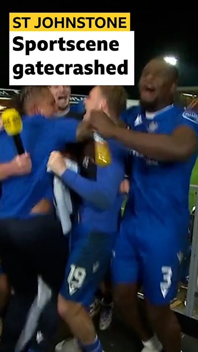 St Johnstone players