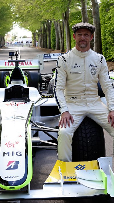 He got back behind the wheel of the Brawn BGP 001 at Goodwood Motor Circuit.