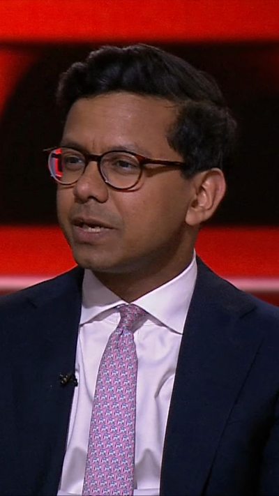 Online safety minister speaking at BBC studio