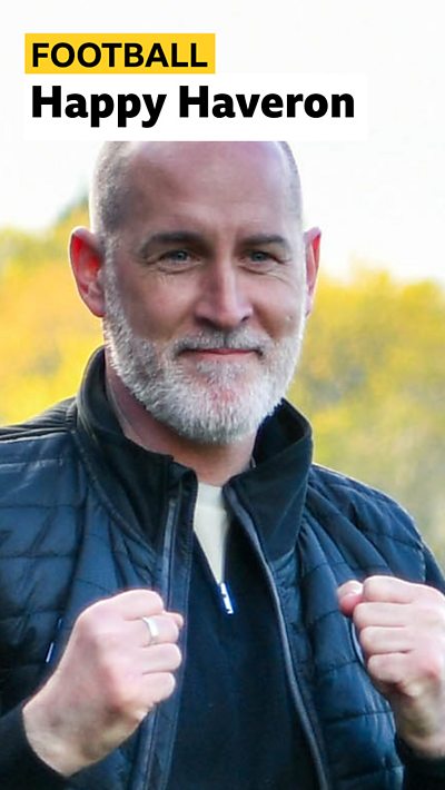 Reaction from Haveron after Larne's league title victory