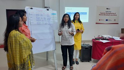 Bangladesh capacity strengthening women journalist