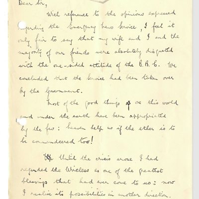 A BBC Written Archives Document