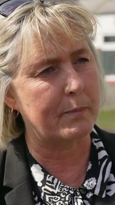 Councillor Sally Haydon urges people in the Southway cordon to listen to the professionals