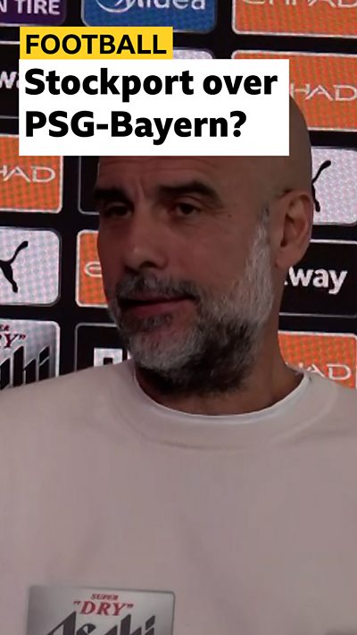 Pep Guardiola reveals why he chose to watch Stockport County over PSG-Bayern Munich in the Champions League
