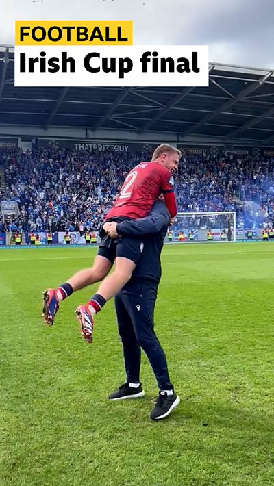 The Irish Cup final in a minute and a half