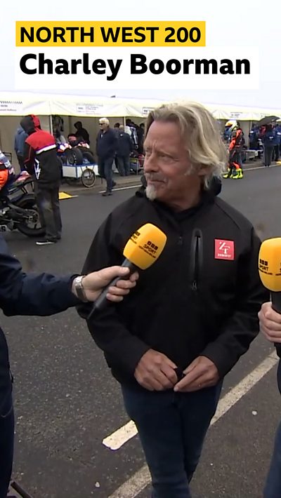It's a 'long way round' for Charley Boorman at the NW200