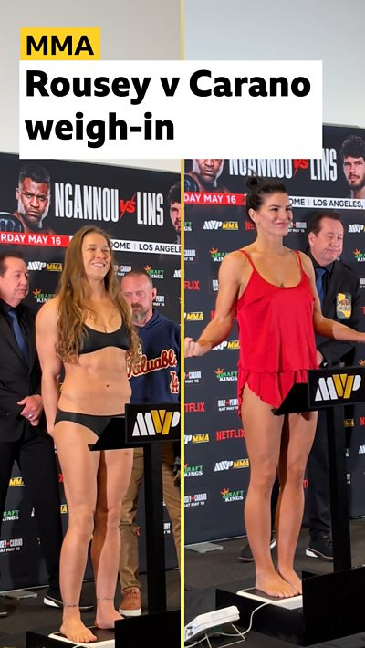 Ronda Rousey and Gina Carano
