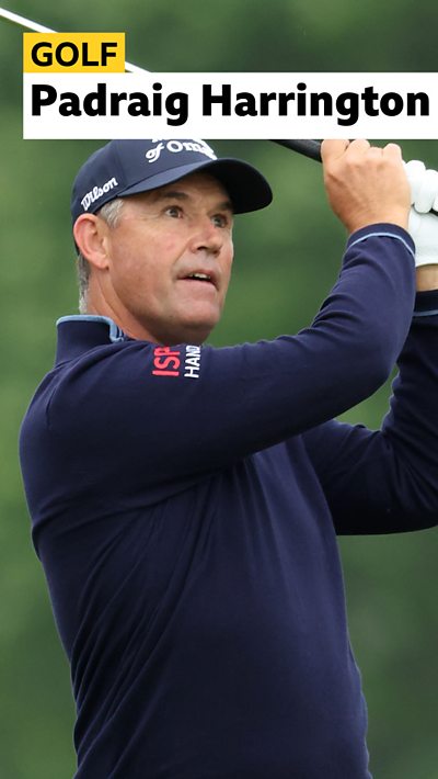 Padraig Harrington in action at the US PGA