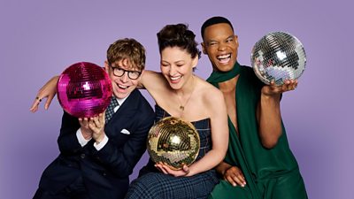 New presenting trio Emma Willis, Johannes Radebe and Josh Widdicombe