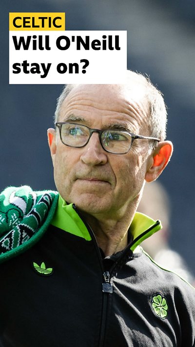 Martin O'Neill on winning the Scottish Cup.