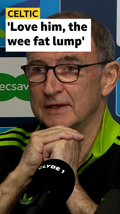 Martin O'Neill with a humorous turn of phrase on Neil Lennon