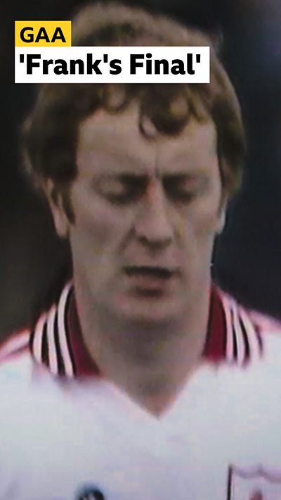 Frank McGuigan in action at the 1984 Ulster Final