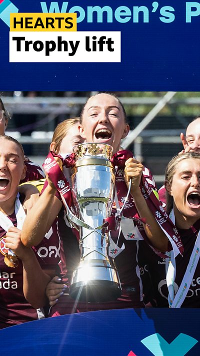 Hearts lift SWPL trophy for first time in their history