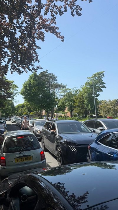 Traffic problems as people head to Formby beach