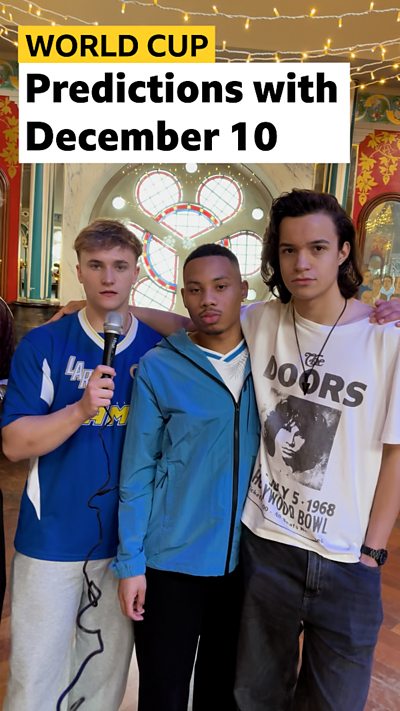 Sean, Cruz and Nic from December 10