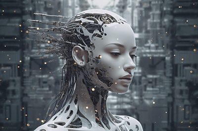 Image of an AI-generated robot