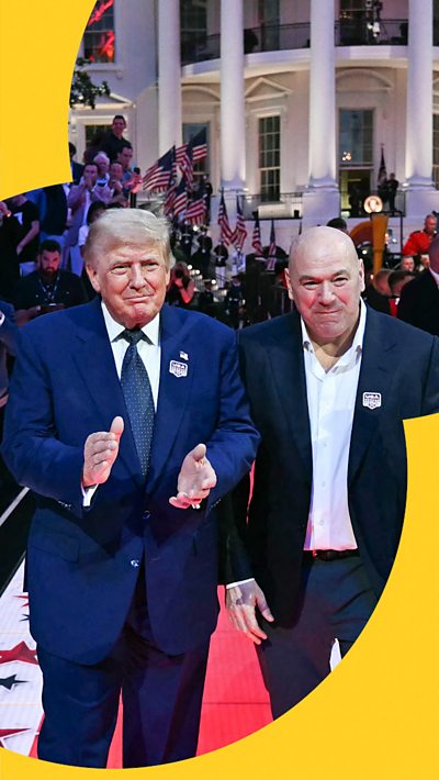Trump with White at White House