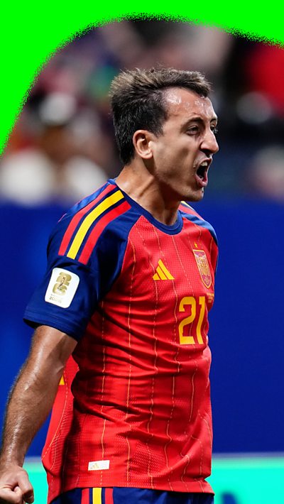 Oyarzabal celebrating