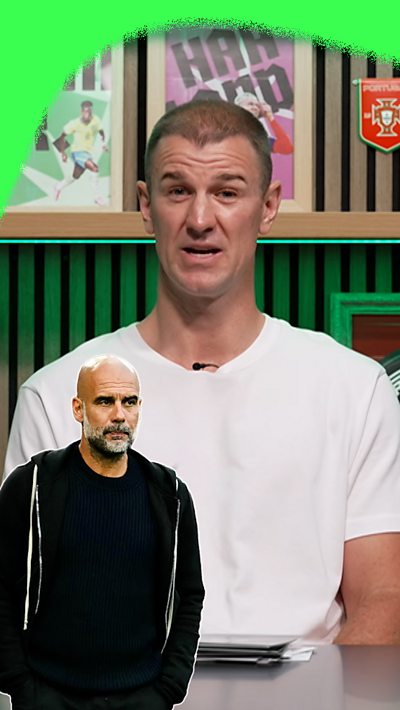 Joe Hart on no longer being first-choice at Manchester City - BBC