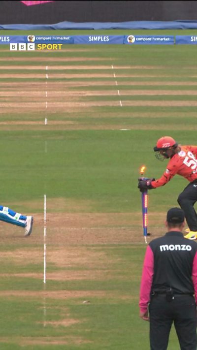 Lauren Winfield-Hill getting a stumping