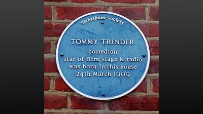 Plaque at 54 Wellfield Road