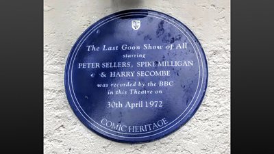 Plaque at Camden Palace Theatre