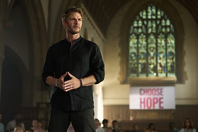 Leonard Krall (SAM HAZELDINE) in The Rapture (Credit: BBC / Mammoth Screen Photographer: Simon Ridgway)