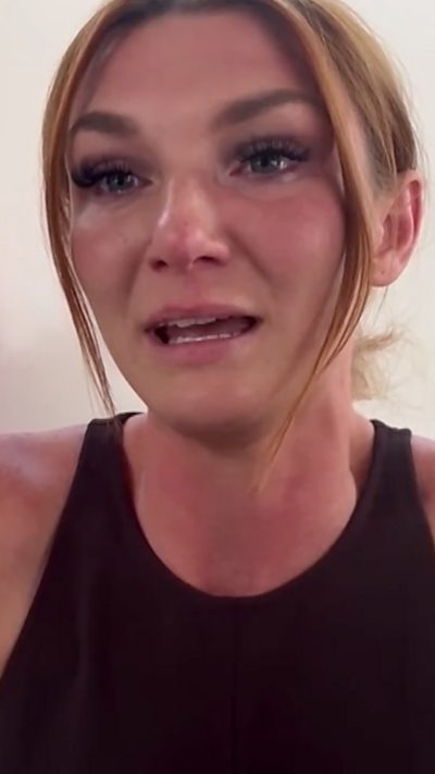 Jade Belgrove speaks on a Zoom call in front of a plain wall