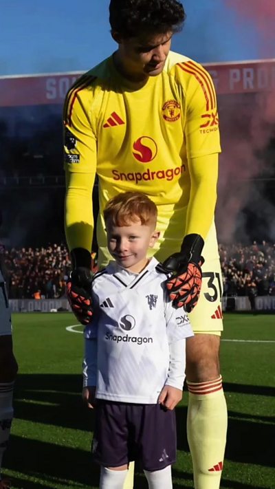 Six-year-old Man Utd Mascot has season ticket restricted