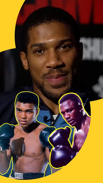 British heavy weight boxer Anthony Joshua