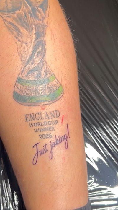 new World Cup tattoo